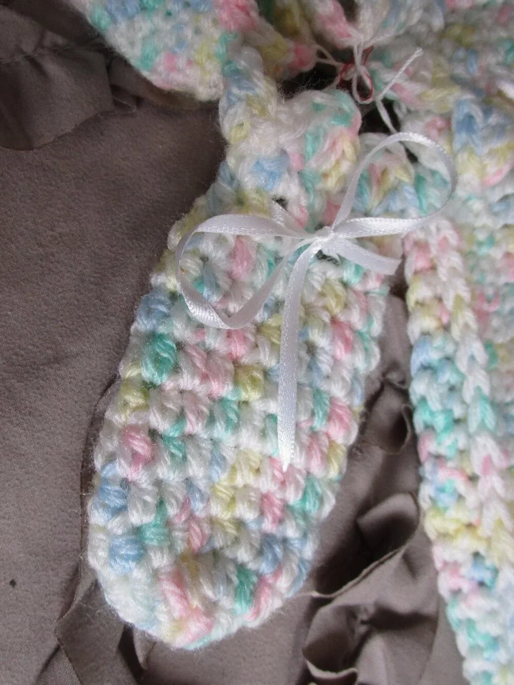 hand knit newborn set